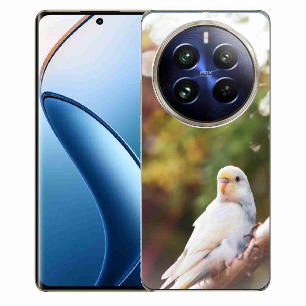 Gelový kryt mmCase na Realme 12 Pro 5G/12 Pro+ 5G - andulka bílá