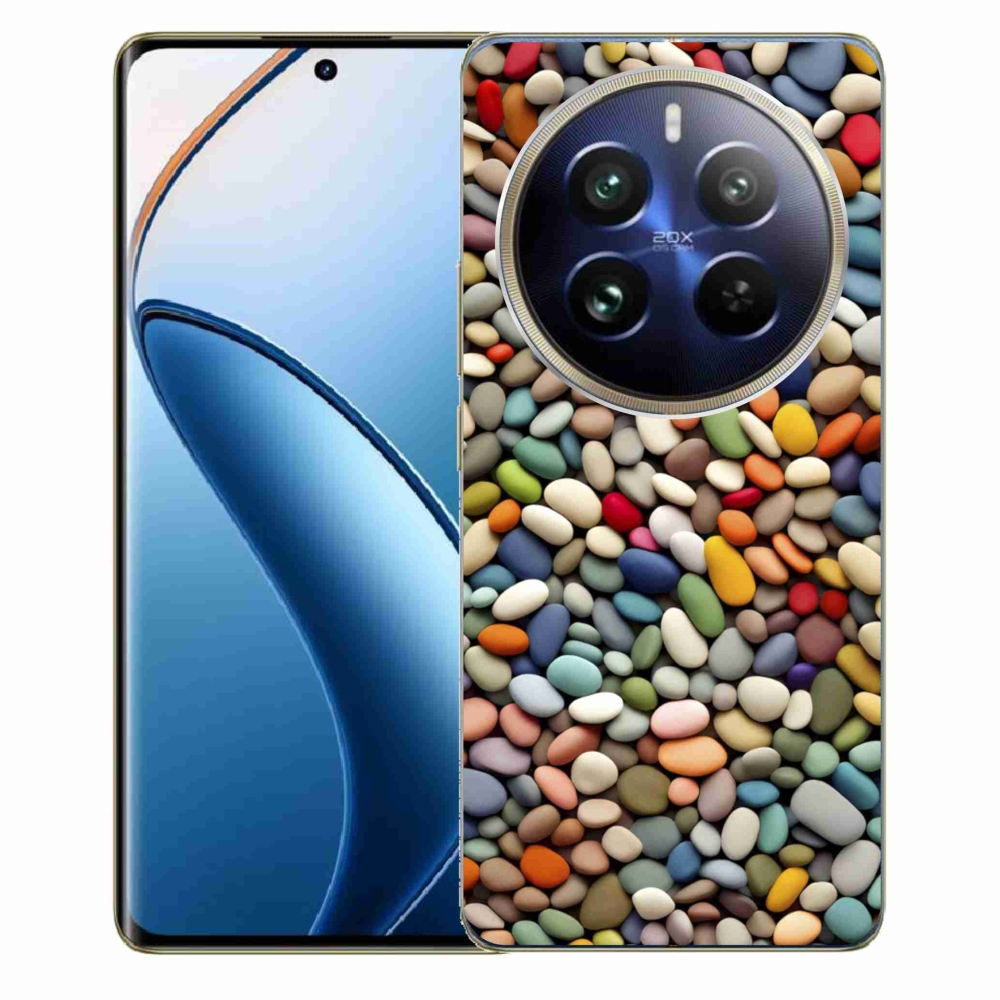 Gelový kryt mmCase na Realme 12 Pro 5G/12 Pro+ 5G - barevné kamínky 2