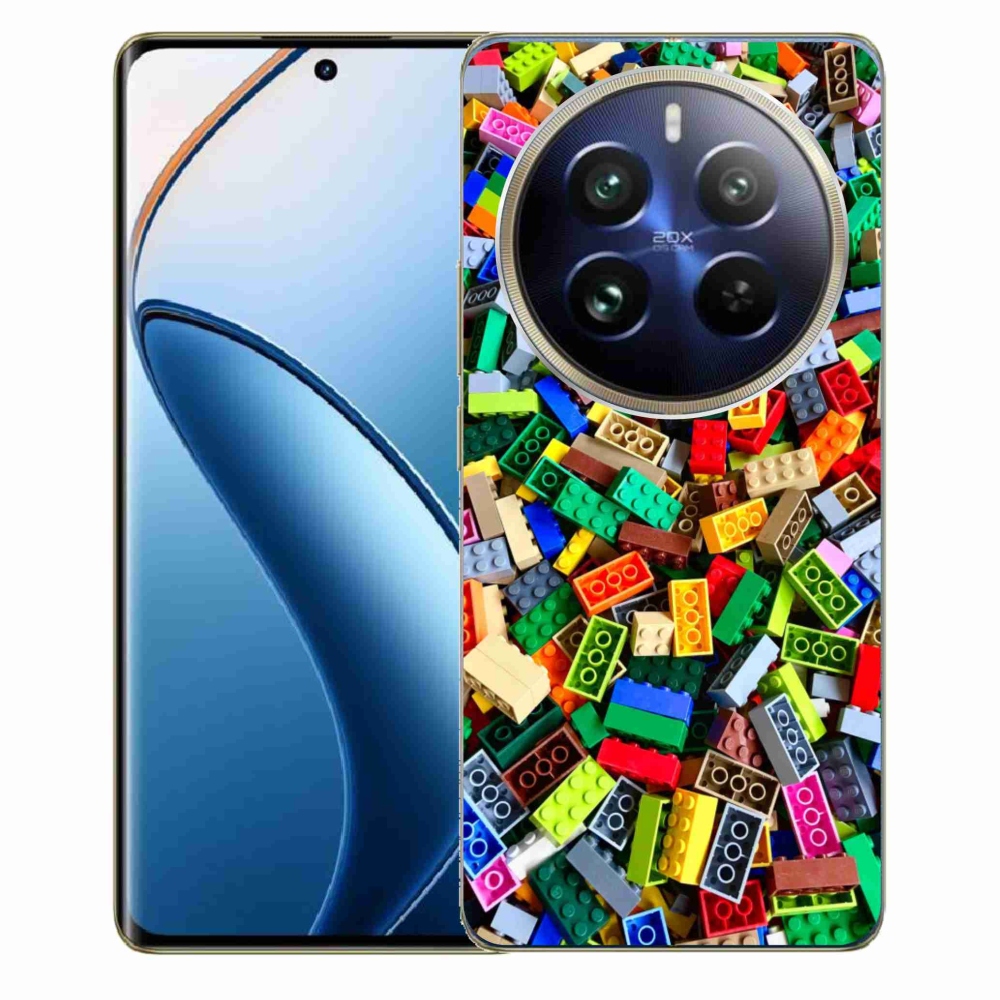 Gelový kryt mmCase na Realme 12 Pro 5G/12 Pro+ 5G - barevné stavební kostky