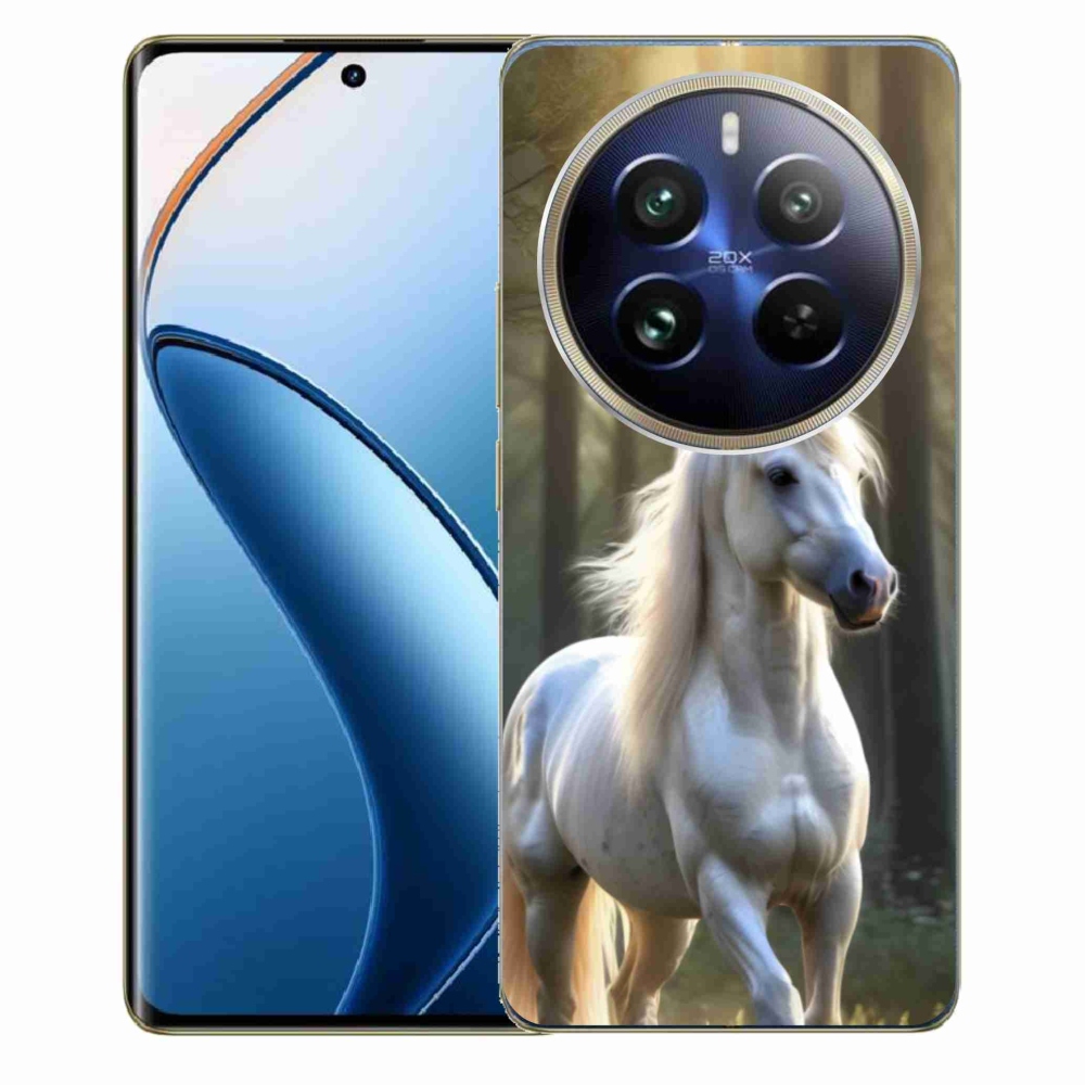 Gelový kryt mmCase na Realme 12 Pro 5G/12 Pro+ 5G - bílý kůň 3