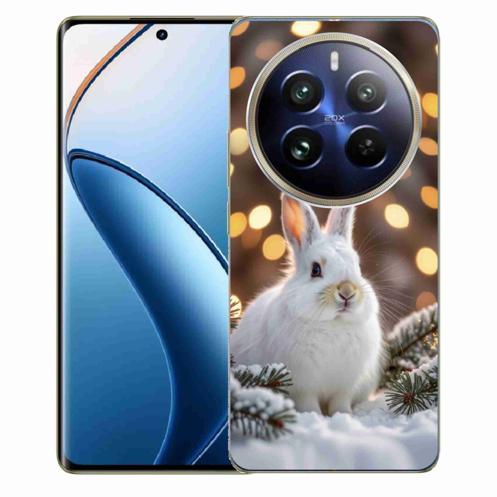 Gelový kryt mmCase na Realme 12 Pro 5G/12 Pro+ 5G - bílý zajíc