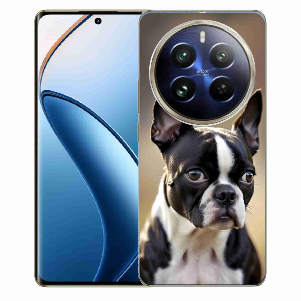 Gelový kryt mmCase na Realme 12 Pro 5G/12 Pro+ 5G - bostonský teriér