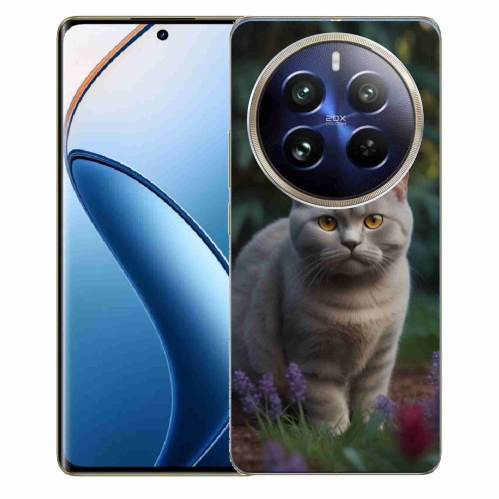Gelový kryt mmCase na Realme 12 Pro 5G/12 Pro+ 5G - britská kočka