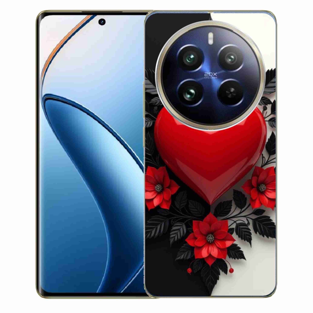 Gelový kryt mmCase na Realme 12 Pro 5G/12 Pro+ 5G - červené srdce