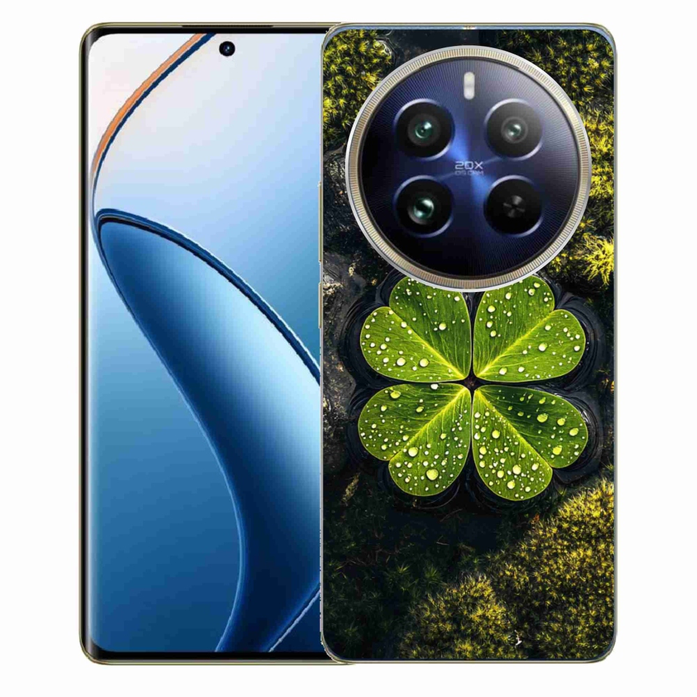 Gelový kryt mmCase na Realme 12 Pro 5G/12 Pro+ 5G - čtyřlístek