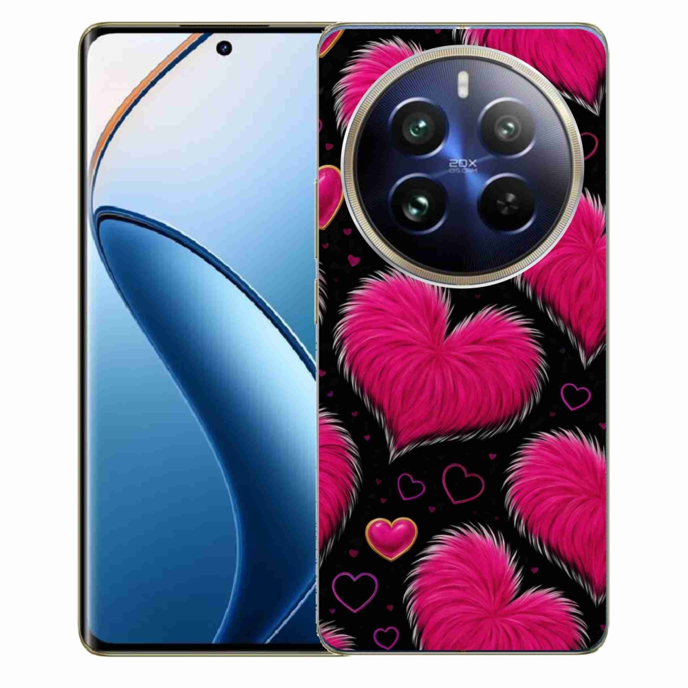 Gelový kryt mmCase na Realme 12 Pro 5G/12 Pro+ 5G - hebká srdce