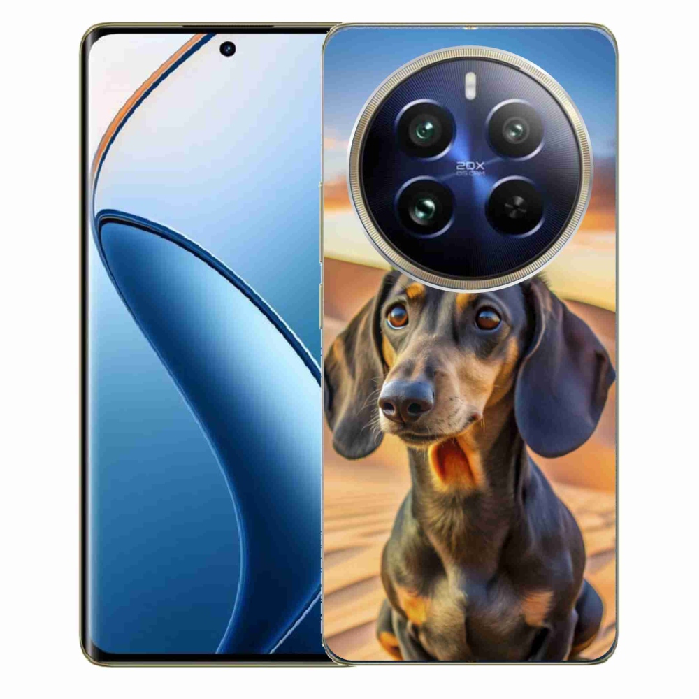 Gelový kryt mmCase na Realme 12 Pro 5G/12 Pro+ 5G - jezevčík 3 