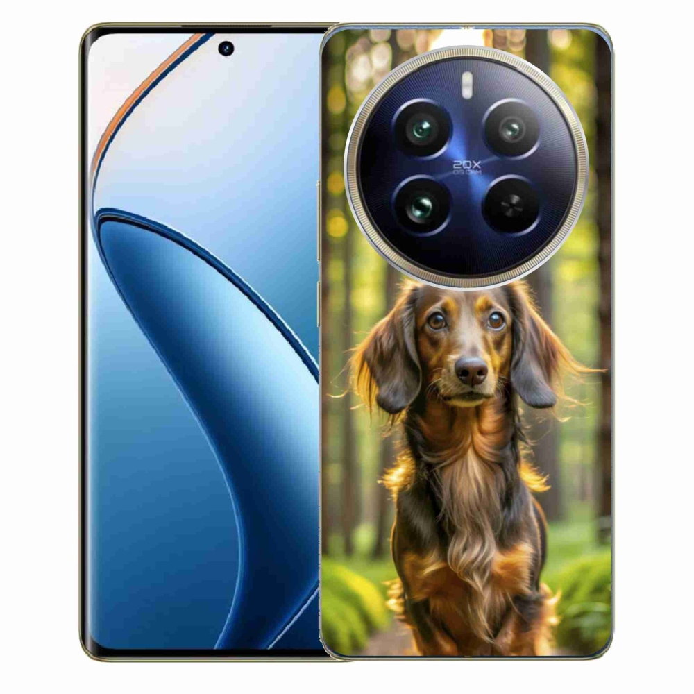 Gelový kryt mmCase na Realme 12 Pro 5G/12 Pro+ 5G - jezevčík 4