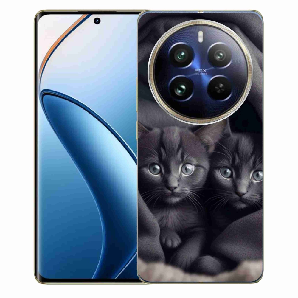 Gelový kryt mmCase na Realme 12 Pro 5G/12 Pro+ 5G - kočičí duo