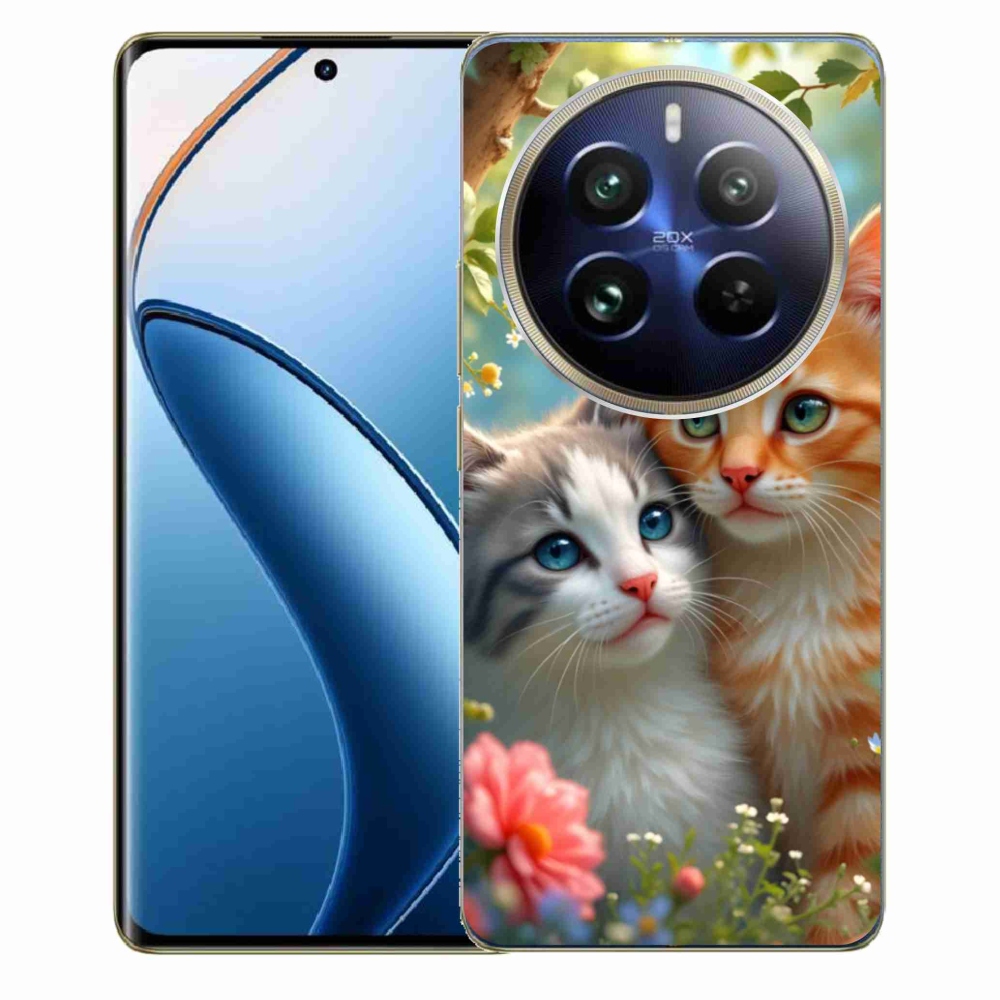 Gelový kryt mmCase na Realme 12 Pro 5G/12 Pro+ 5G - kočičí láska 2