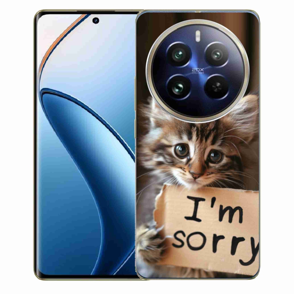 Gelový kryt mmCase na Realme 12 Pro 5G/12 Pro+ 5G - kočíčí omluva