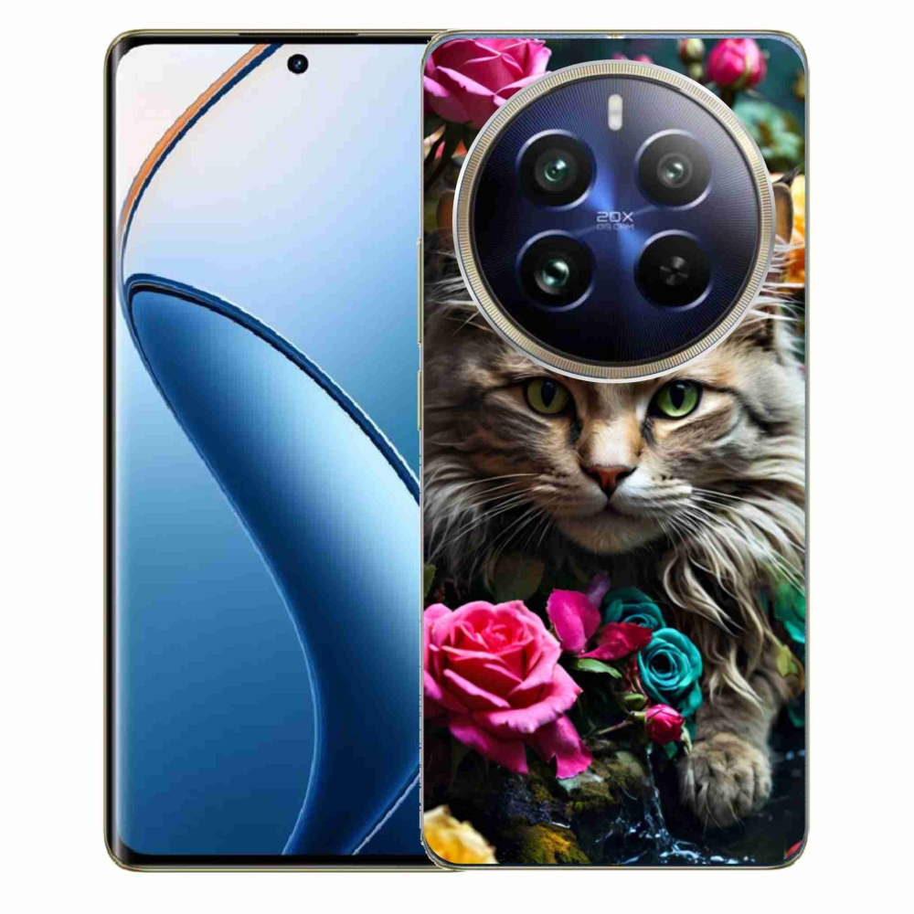 Gelový kryt mmCase na Realme 12 Pro 5G/12 Pro+ 5G - kočíčí pohled 2