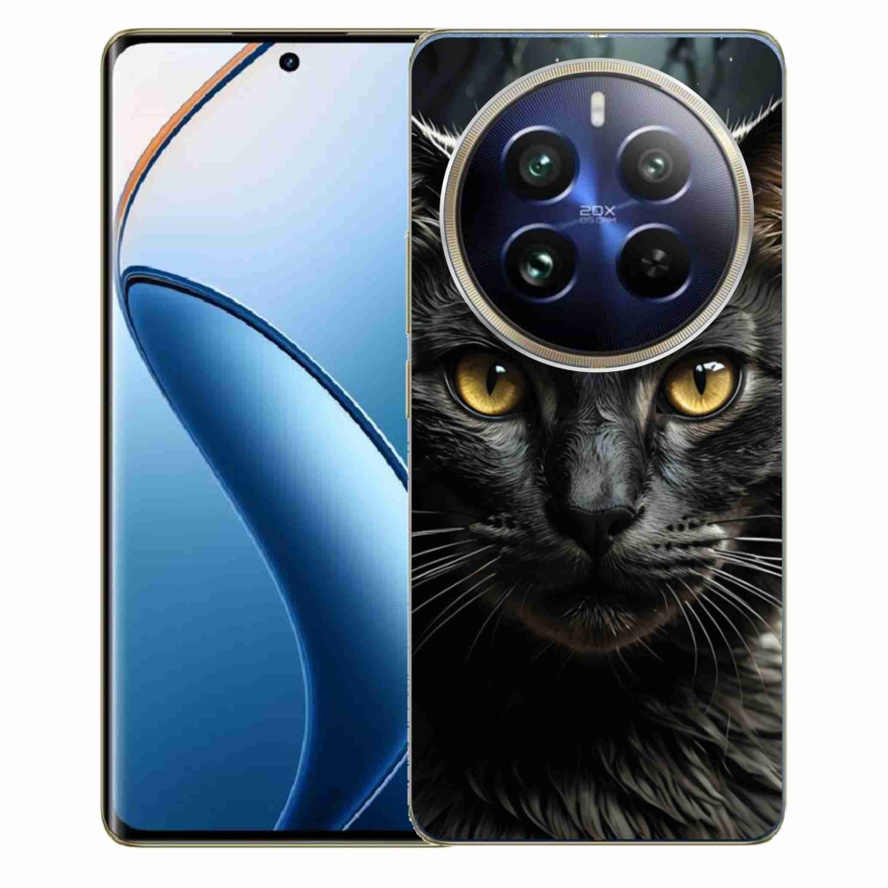 Gelový kryt mmCase na Realme 12 Pro 5G/12 Pro+ 5G - kočičí pohled 3