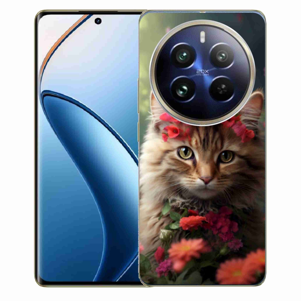 Gelový kryt mmCase na Realme 12 Pro 5G/12 Pro+ 5G - kočíčí princezna