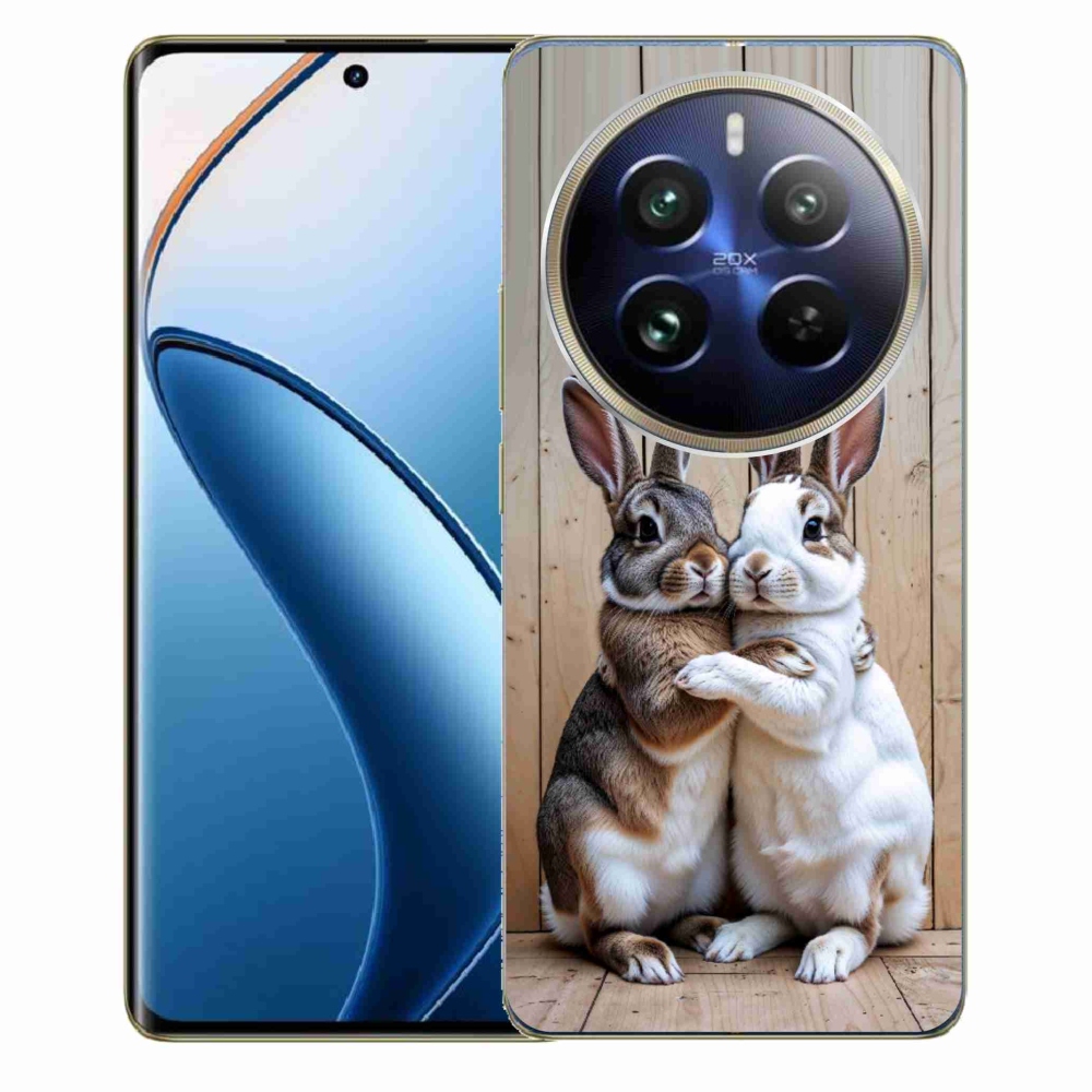 Gelový kryt mmCase na Realme 12 Pro 5G/12 Pro+ 5G - králičí pár