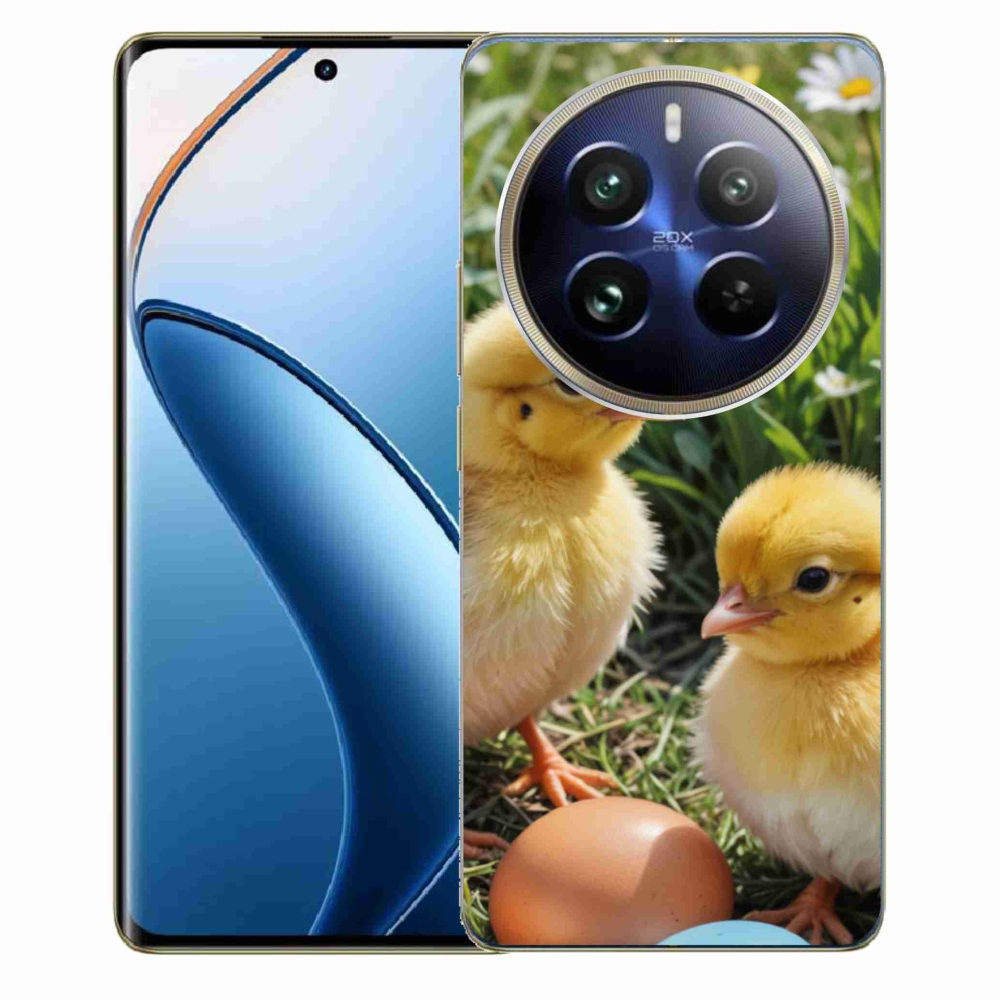 Gelový kryt mmCase na Realme 12 Pro 5G/12 Pro+ 5G - kuřátka