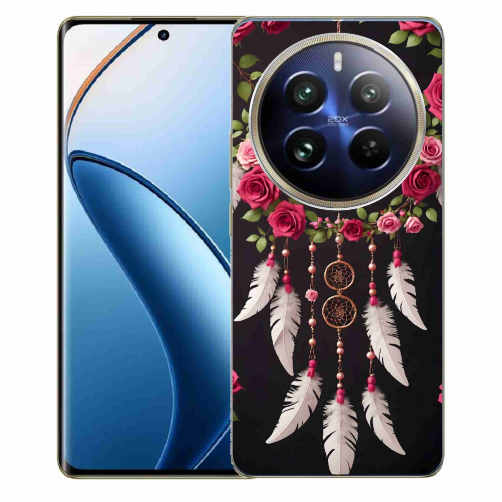 Gelový kryt mmCase na Realme 12 Pro 5G/12 Pro+ 5G - lapač snů s růžemi