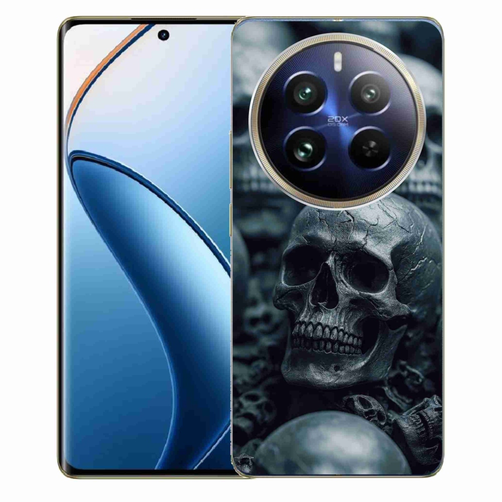 Gelový kryt mmCase na Realme 12 Pro 5G/12 Pro+ 5G - lebka 2