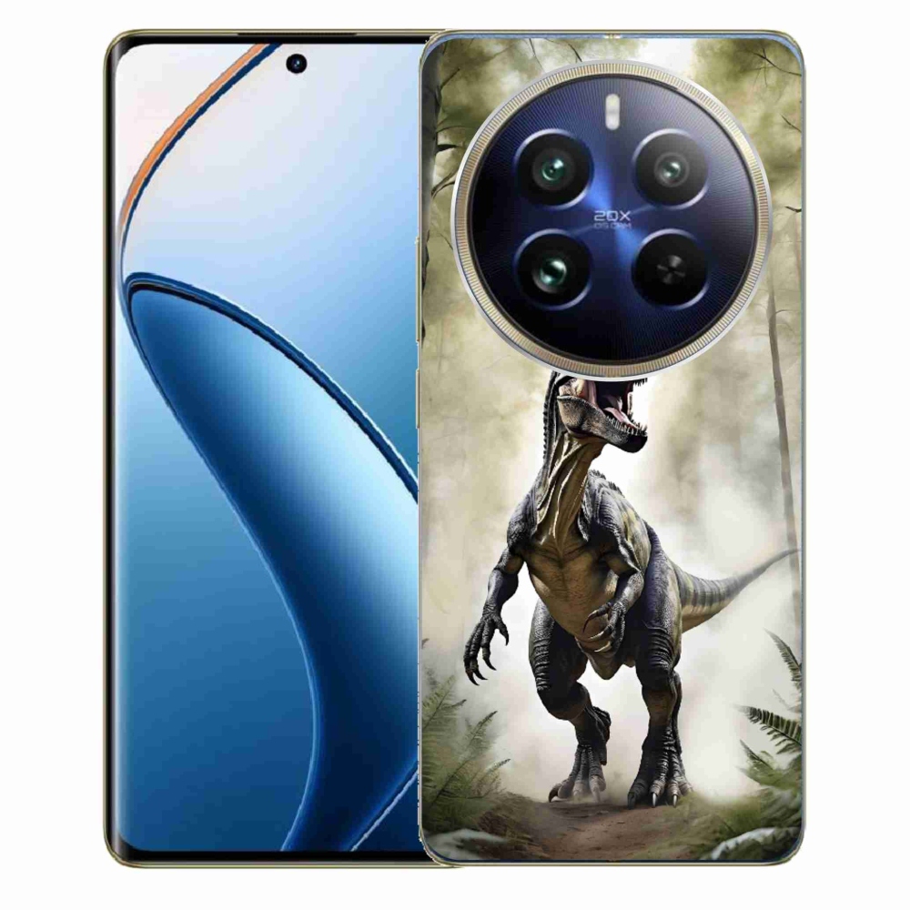 Gelový kryt mmCase na Realme 12 Pro 5G/12 Pro+ 5G - naštvaný T-Rex