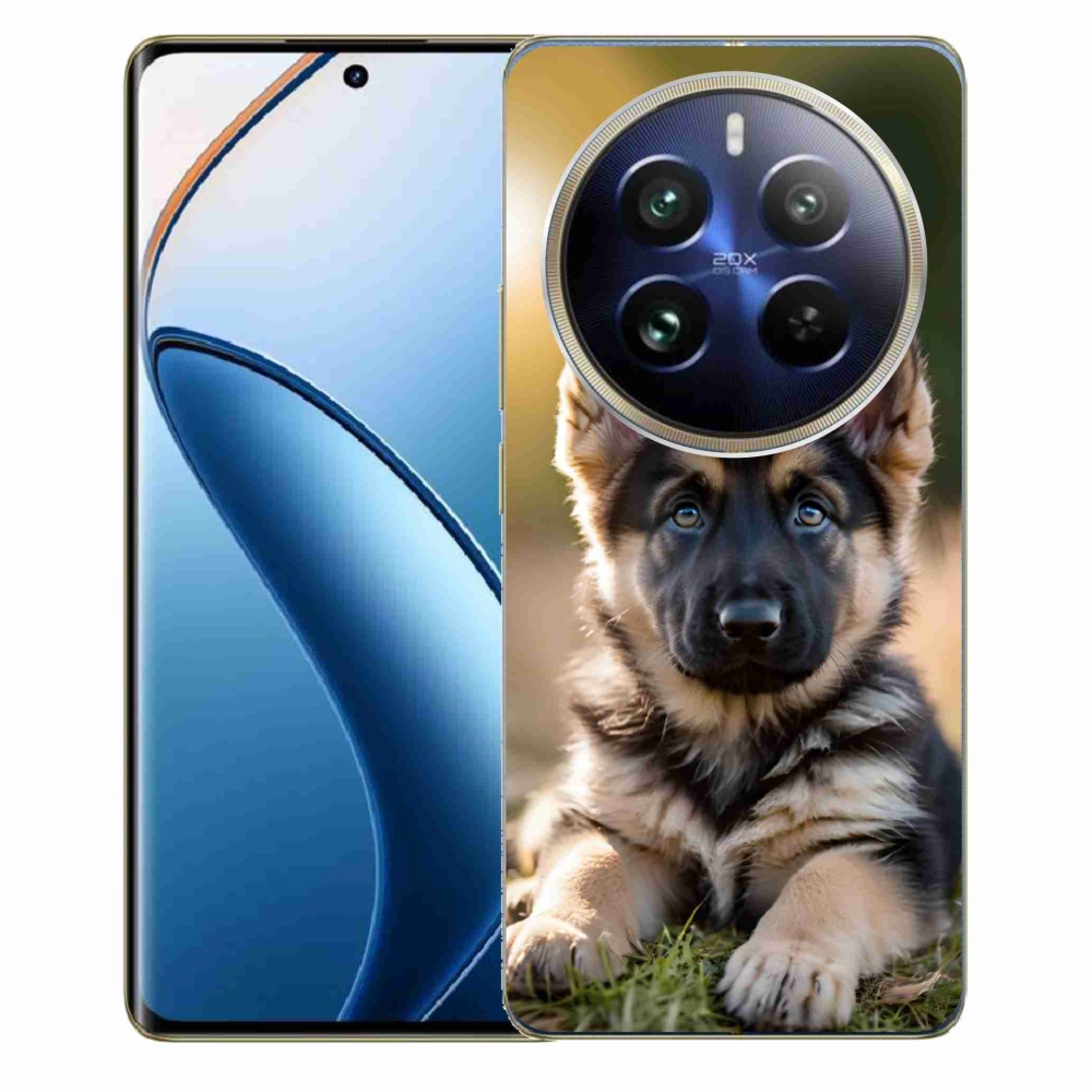 Gelový kryt mmCase na Realme 12 Pro 5G/12 Pro+ 5G - německý ovčák v přírodě