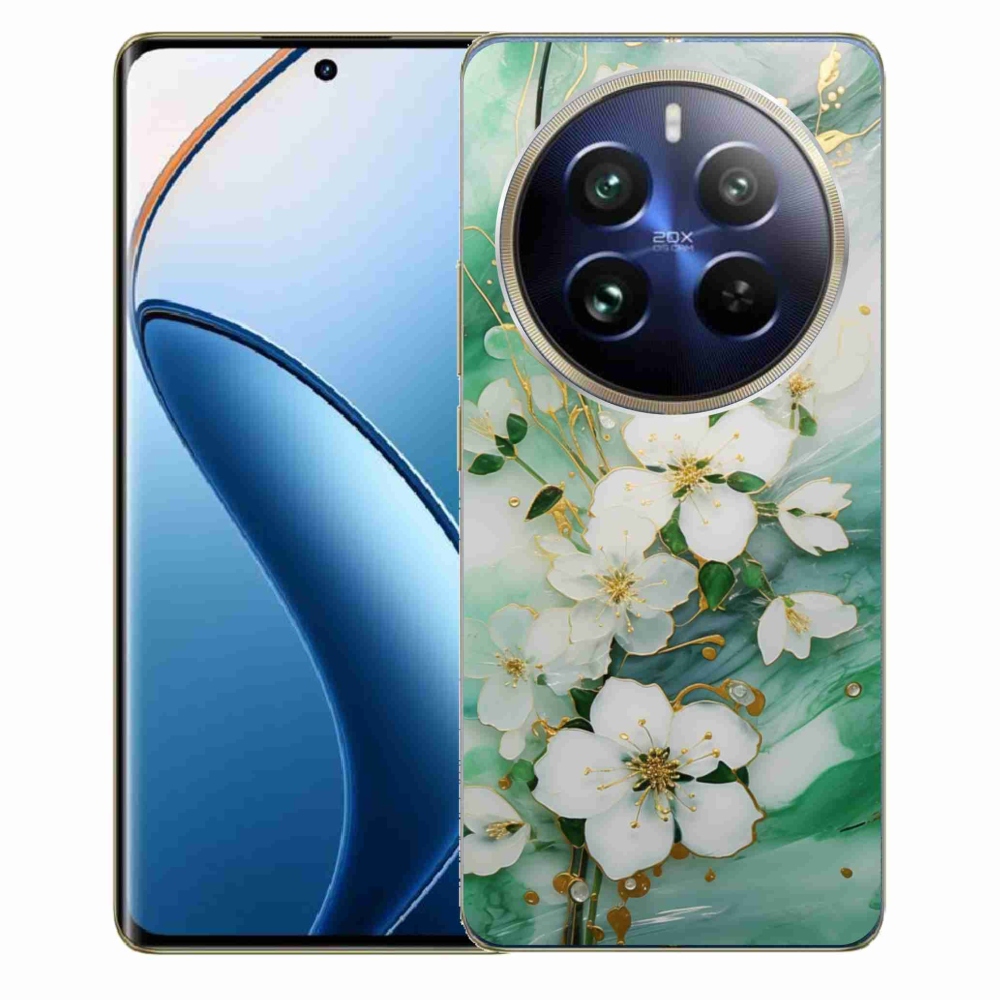 Gelový kryt mmCase na Realme 12 Pro 5G/12 Pro+ 5G - něžné květy
