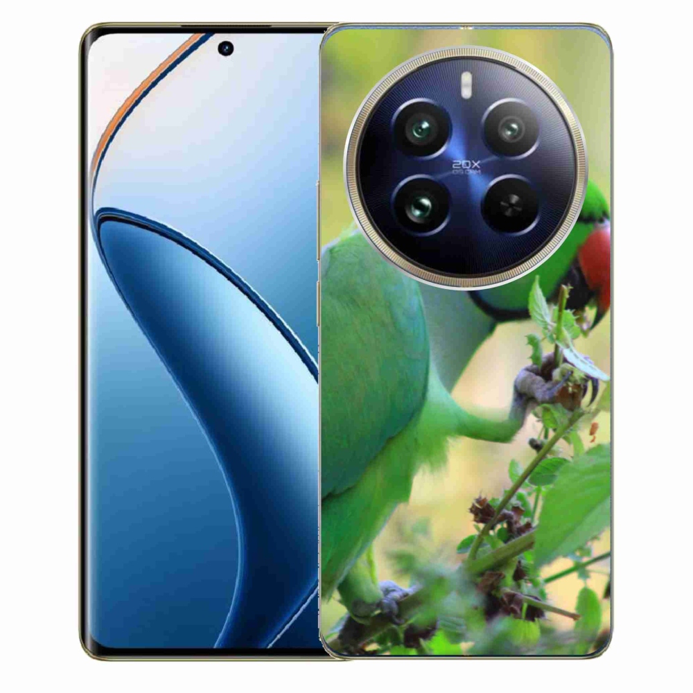 Gelový kryt mmCase na Realme 12 Pro 5G/12 Pro+ 5G - papoušek alexandr