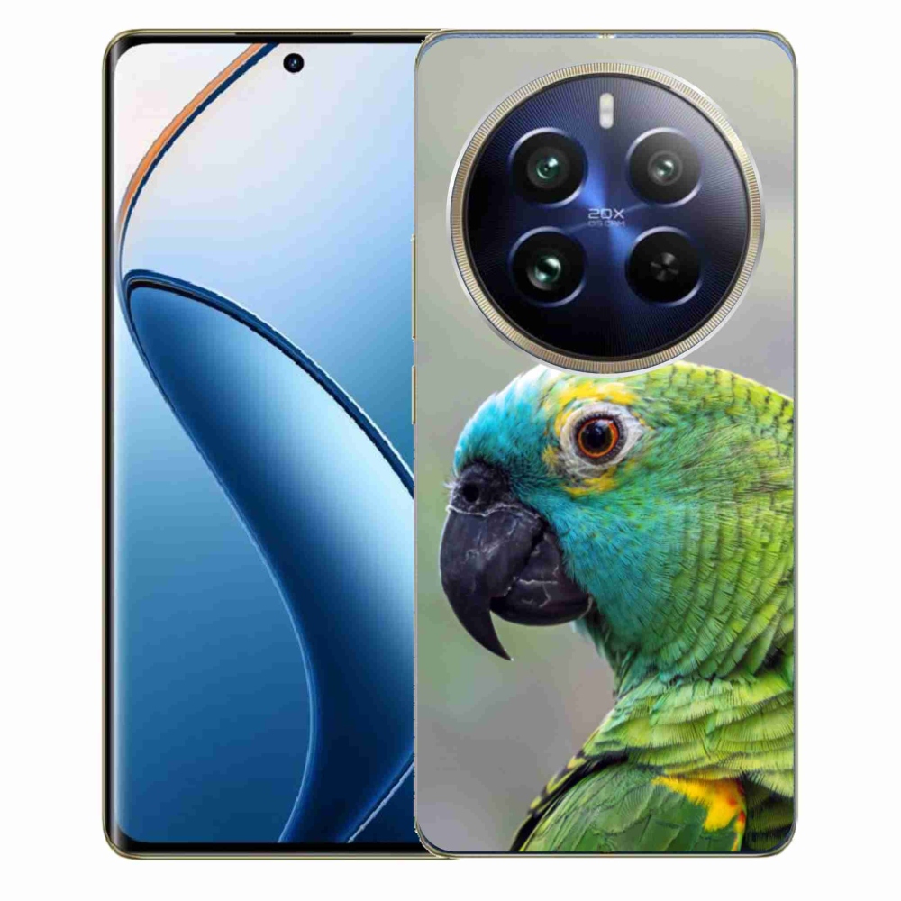 Gelový kryt mmCase na Realme 12 Pro 5G/12 Pro+ 5G - papoušek amazoňan