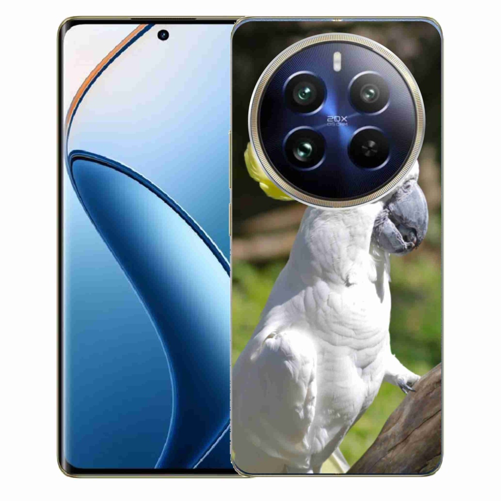 Gelový kryt mmCase na Realme 12 Pro 5G/12 Pro+ 5G - papoušek kakadu 2
