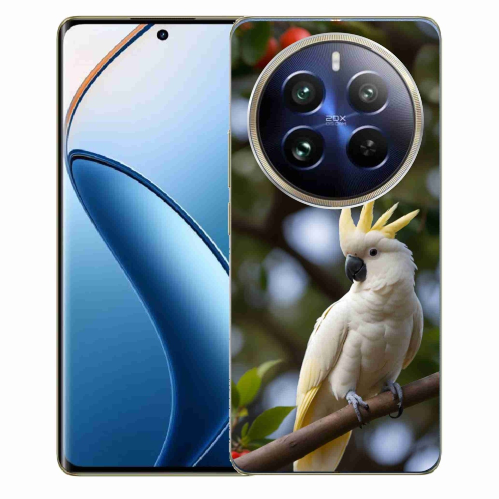 Gelový kryt mmCase na Realme 12 Pro 5G/12 Pro+ 5G - papoušek kakadu 3