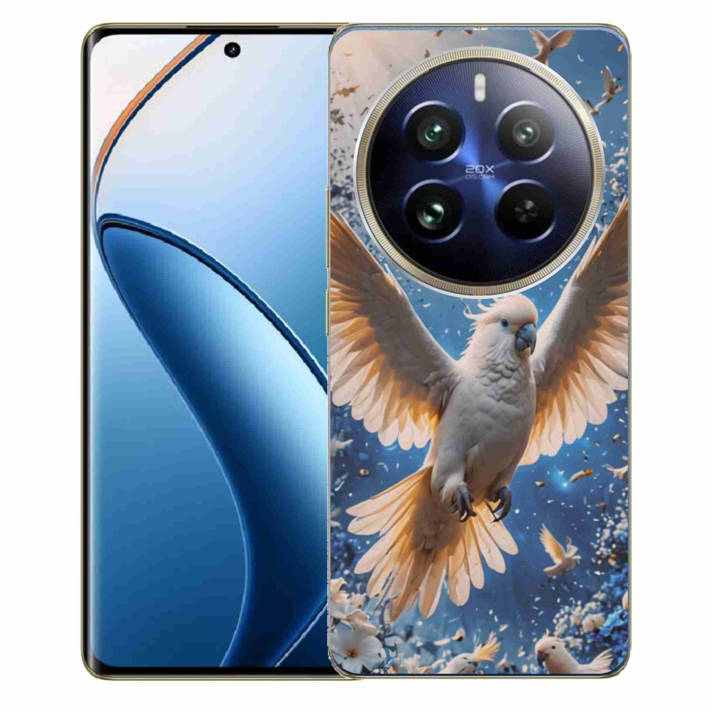 Gelový kryt mmCase na Realme 12 Pro 5G/12 Pro+ 5G - papoušek kakadu