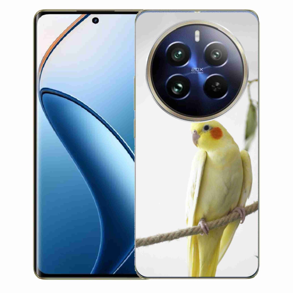 Gelový kryt mmCase na Realme 12 Pro 5G/12 Pro+ 5G - papoušek korela chocholatá