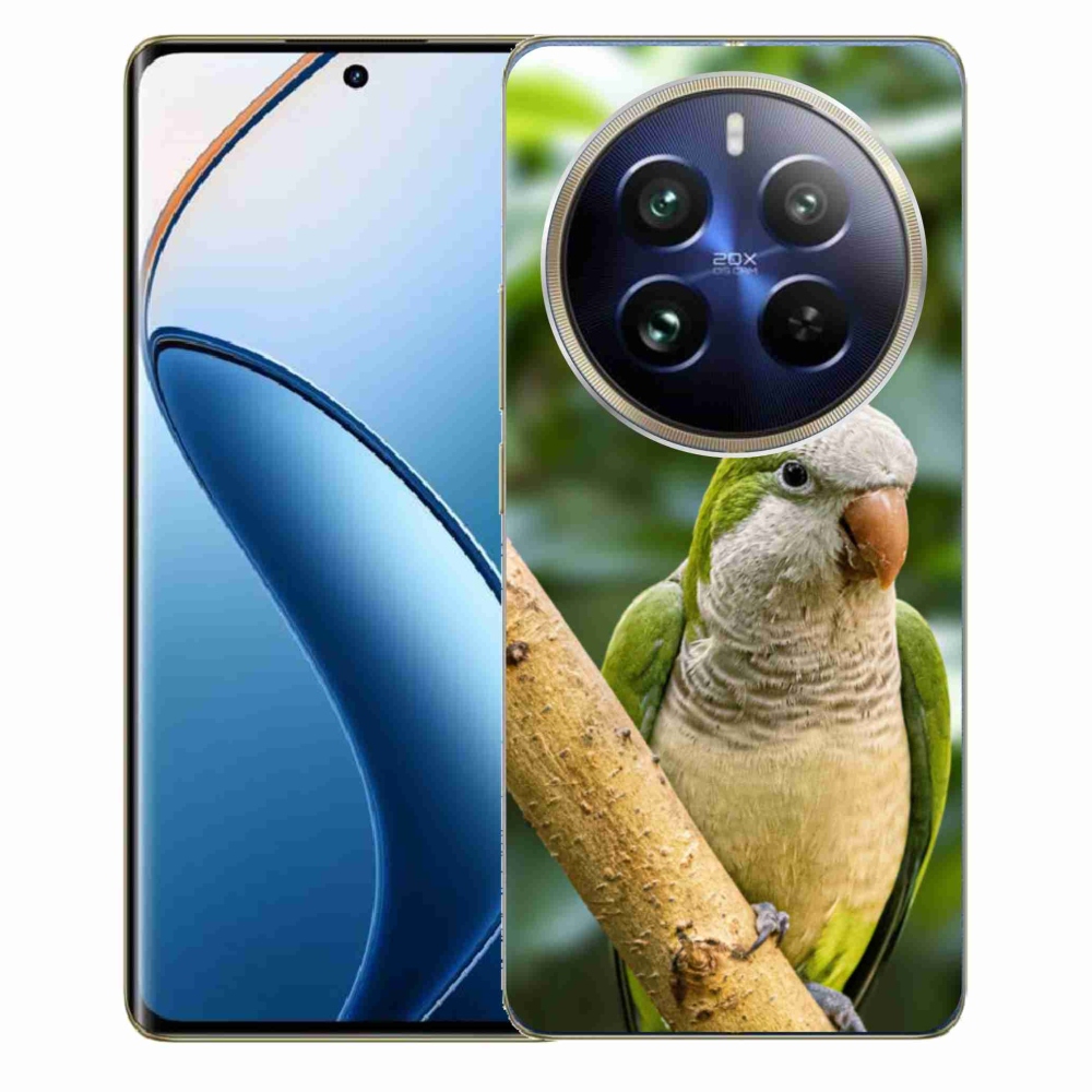 Gelový kryt mmCase na Realme 12 Pro 5G/12 Pro+ 5G - papoušek mníšek