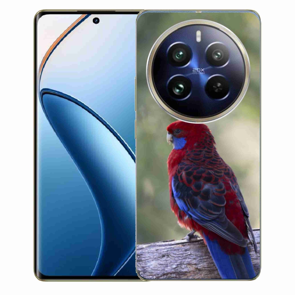 Gelový kryt mmCase na Realme 12 Pro 5G/12 Pro+ 5G - papoušek rosela