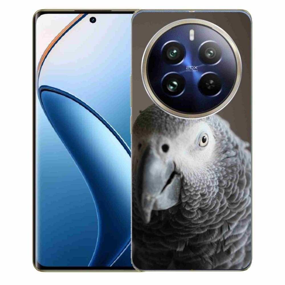 Gelový kryt mmCase na Realme 12 Pro 5G/12 Pro+ 5G - papoušek žako 2
