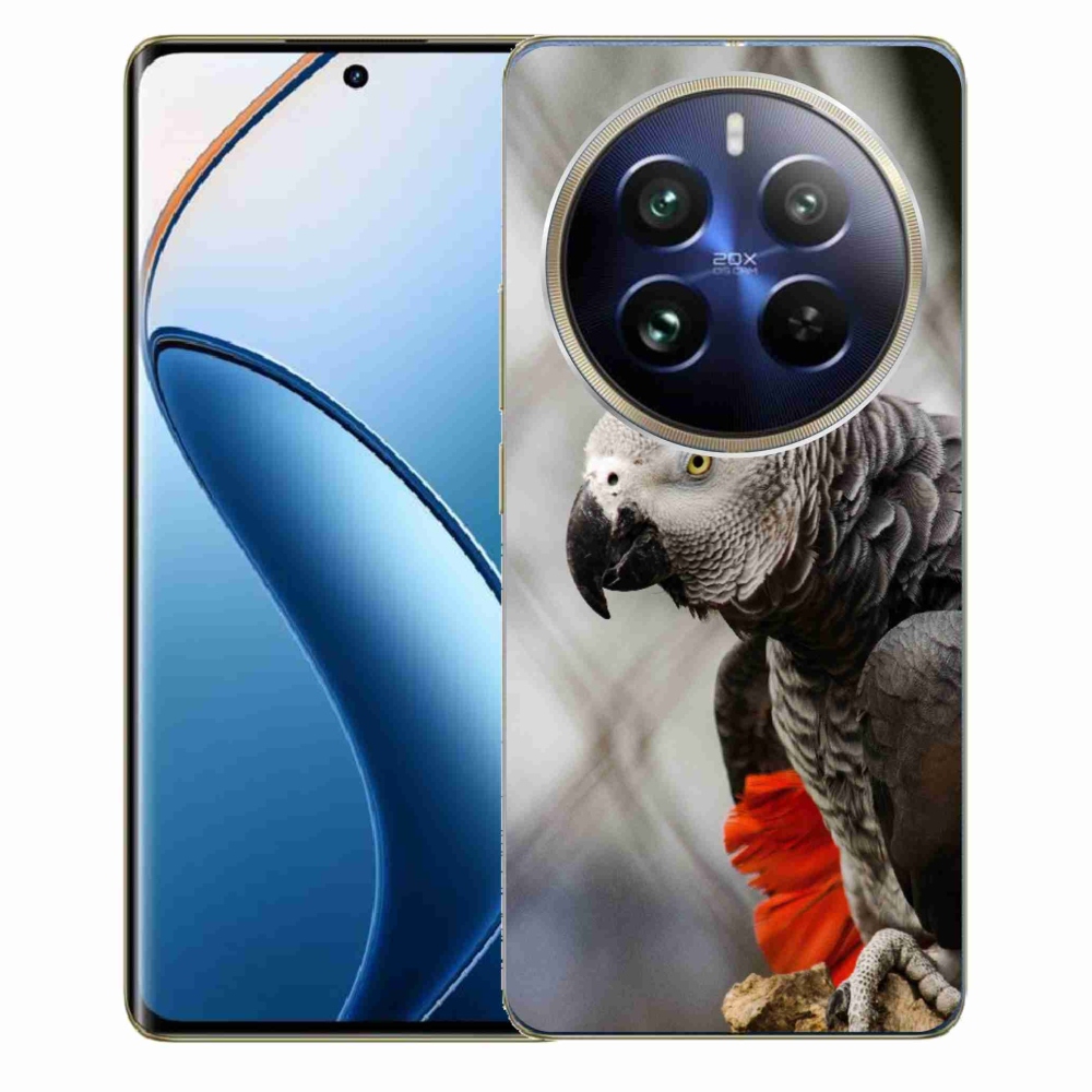 Gelový kryt mmCase na Realme 12 Pro 5G/12 Pro+ 5G - papoušek žako 3