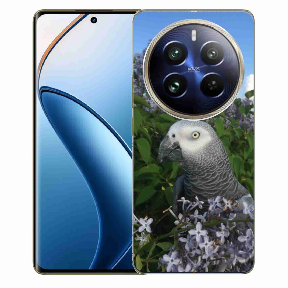 Gelový kryt mmCase na Realme 12 Pro 5G/12 Pro+ 5G - papoušek žako