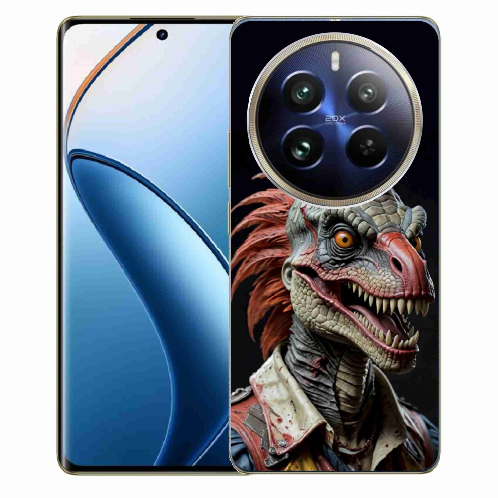 Gelový kryt mmCase na Realme 12 Pro 5G/12 Pro+ 5G - punk dinosaurus
