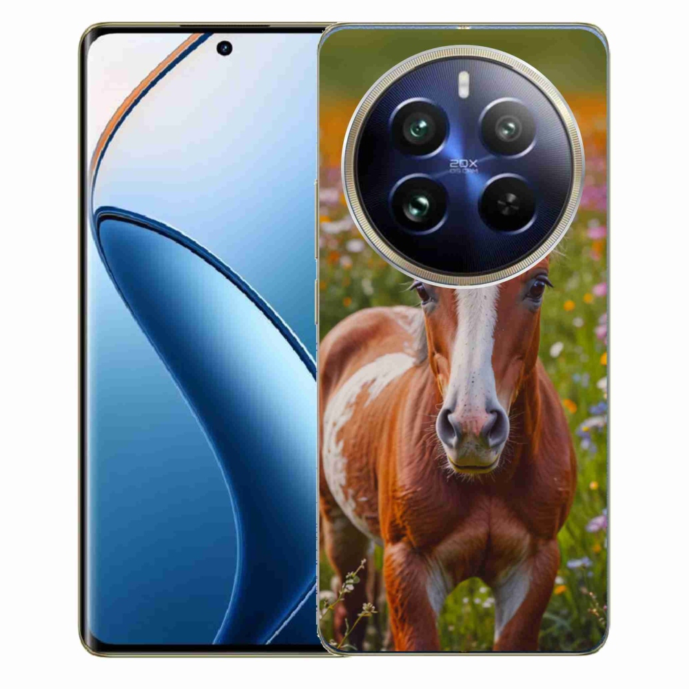 Gelový kryt mmCase na Realme 12 Pro 5G/12 Pro+ 5G - roztomilé hříbě