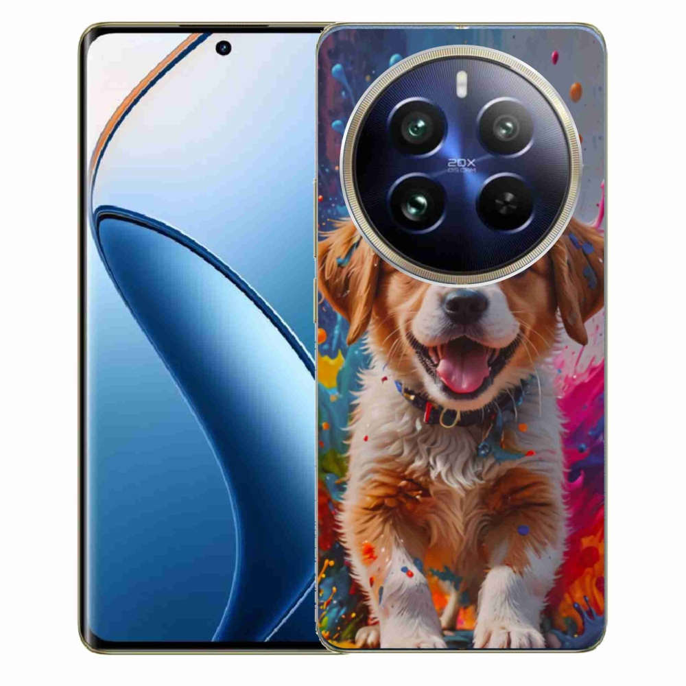 Gelový kryt mmCase na Realme 12 Pro 5G/12 Pro+ 5G - roztomilé štěně 3