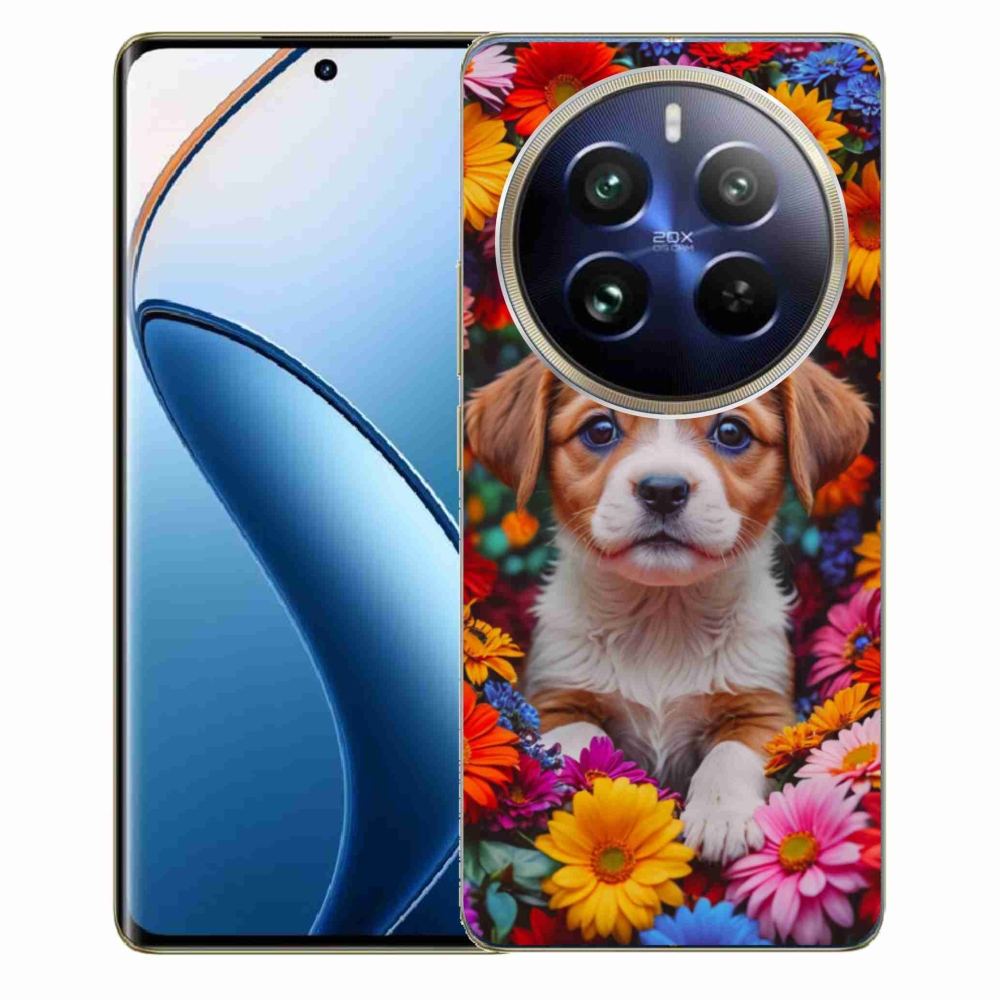 Gelový kryt mmCase na Realme 12 Pro 5G/12 Pro+ 5G - roztomilé štěně