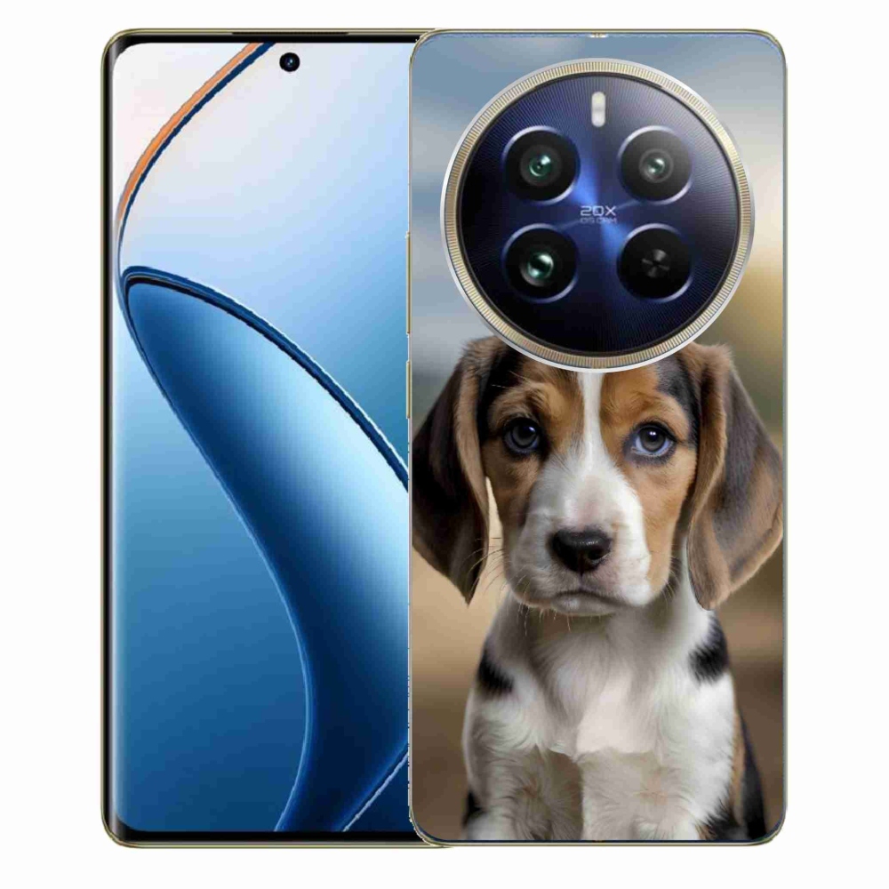 Gelový kryt mmCase na Realme 12 Pro 5G/12 Pro+ 5G - roztomilý bígl