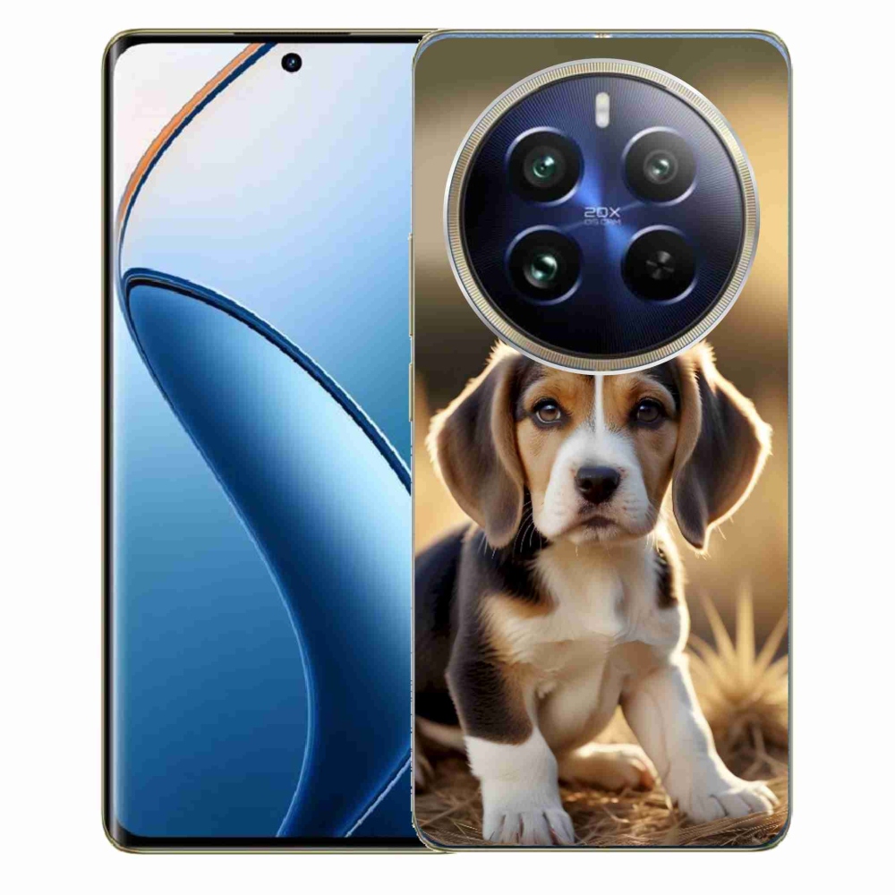 Gelový kryt mmCase na Realme 12 Pro 5G/12 Pro+ 5G - roztomilý bígl