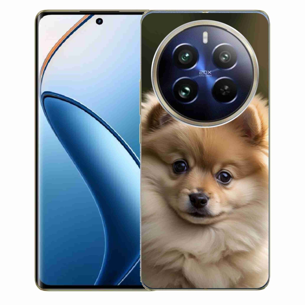 Gelový kryt mmCase na Realme 12 Pro 5G/12 Pro+ 5G - roztomilý pomeranian 2