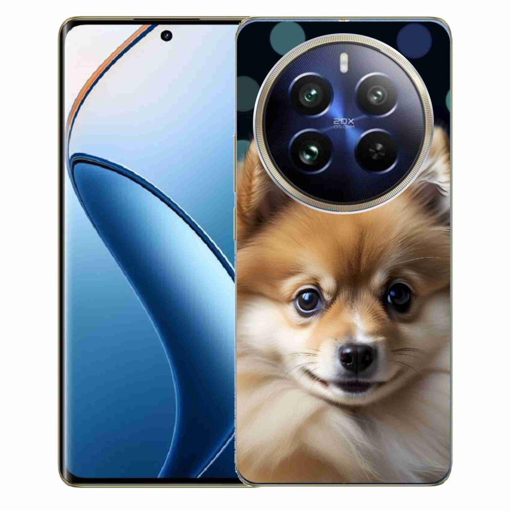 Gelový kryt mmCase na Realme 12 Pro 5G/12 Pro+ 5G - roztomilý pomeranian