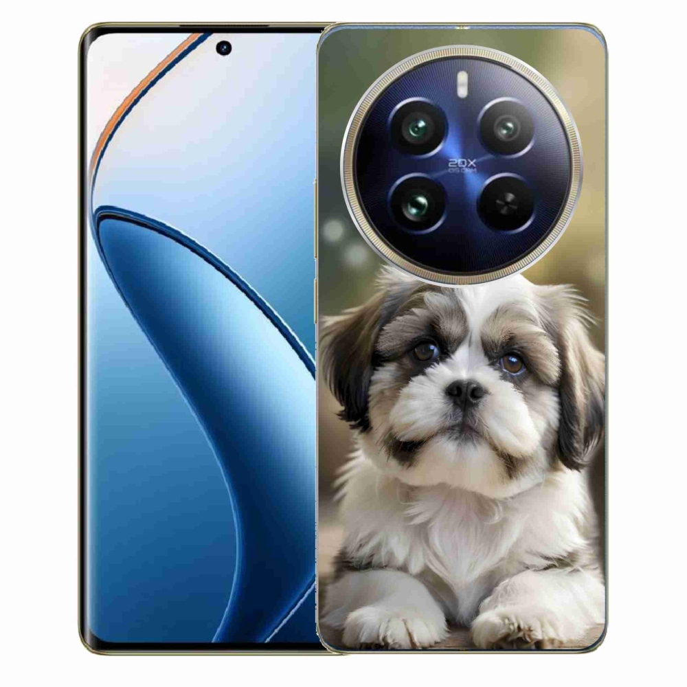 Gelový kryt mmCase na Realme 12 Pro 5G/12 Pro+ 5G - roztomilý shih-tzu