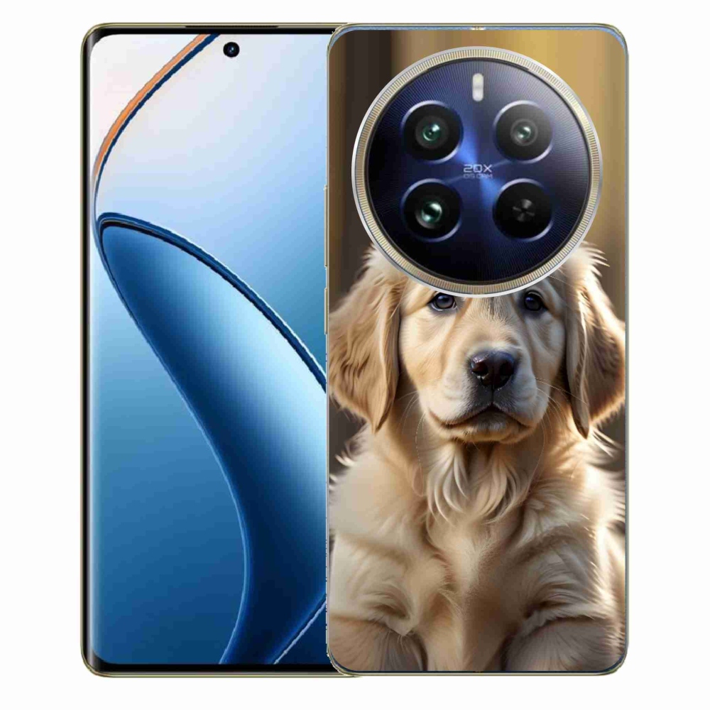 Gelový kryt mmCase na Realme 12 Pro 5G/12 Pro+ 5G - roztomilý zlatý retrívr
