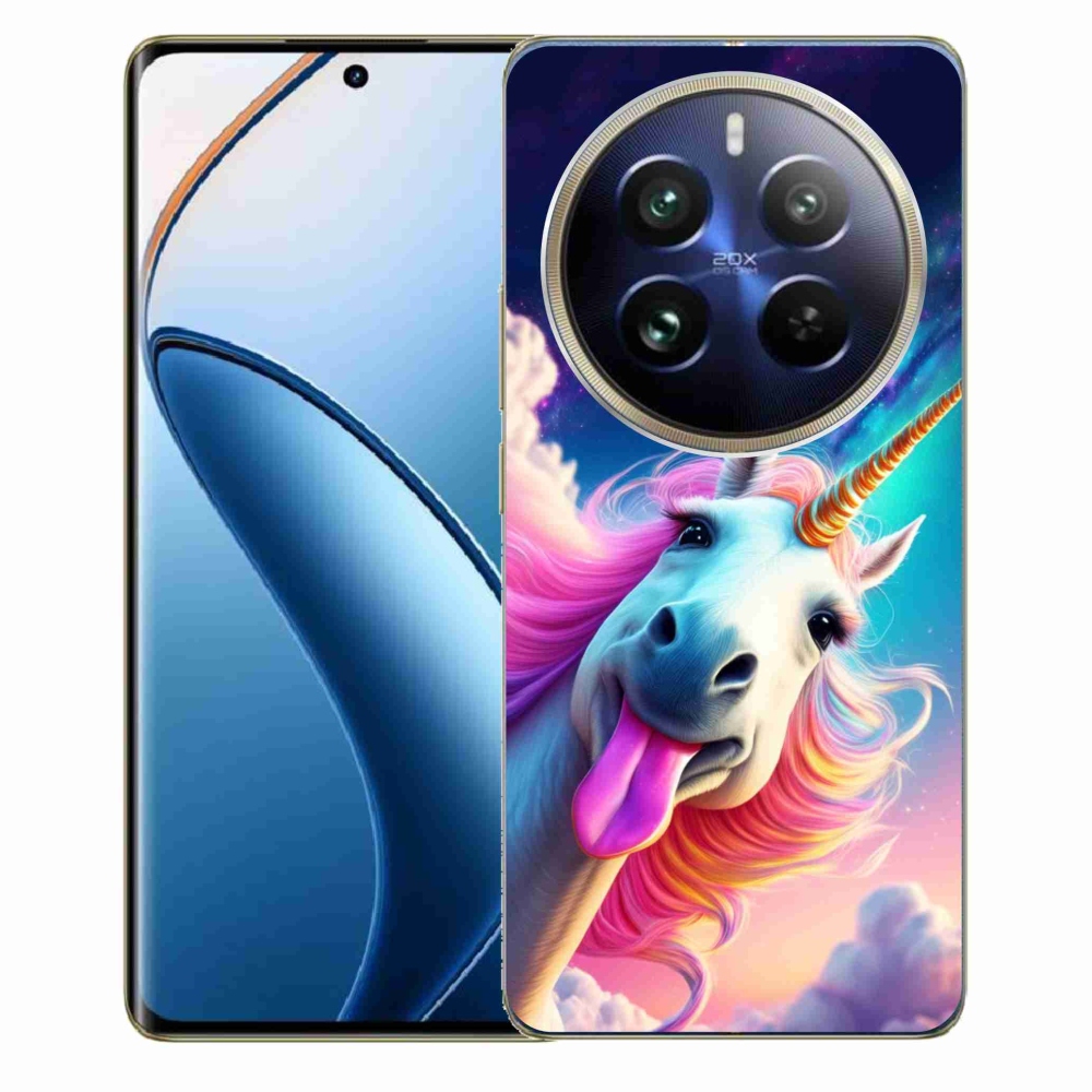 Gelový kryt mmCase na Realme 12 Pro 5G/12 Pro+ 5G - šílený jednorožec