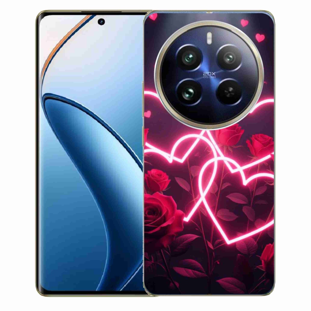 Gelový kryt mmCase na Realme 12 Pro 5G/12 Pro+ 5G - srdce lásky
