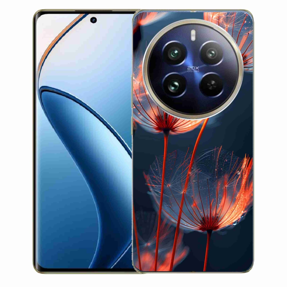 Gelový kryt mmCase na Realme 12 Pro 5G/12 Pro+ 5G - světélkující chmýří