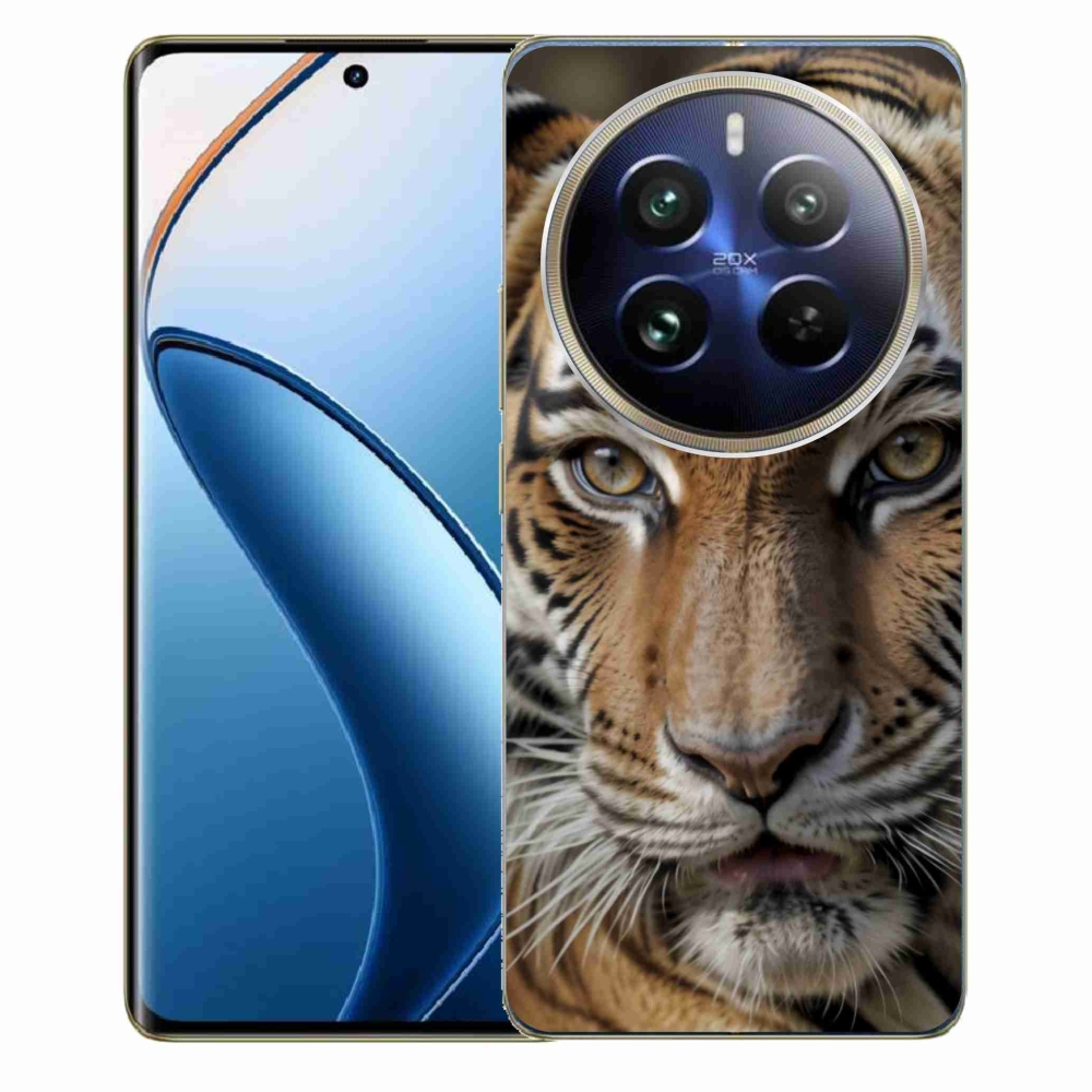 Gelový kryt mmCase na Realme 12 Pro 5G/12 Pro+ 5G - tygří pohled